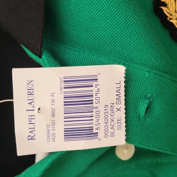 NWT Ralph Lauren Polo Dress in Black and Green, Size XS - Picture 8 of 9